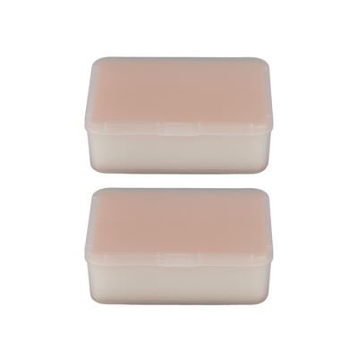 2 Pcs Pocket Sponge Injection Practice Pad In Case