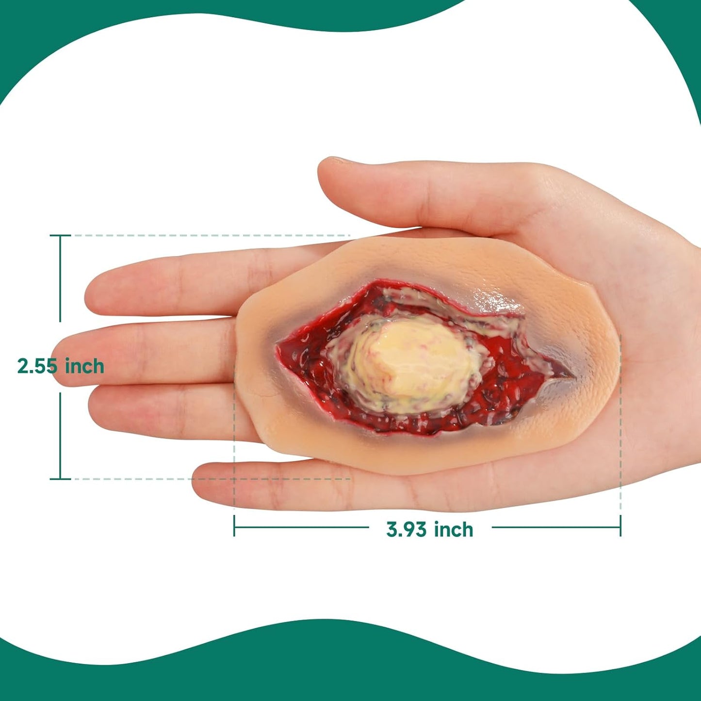 Wound Moulage – Ankle Fracture Wound Simulation Model