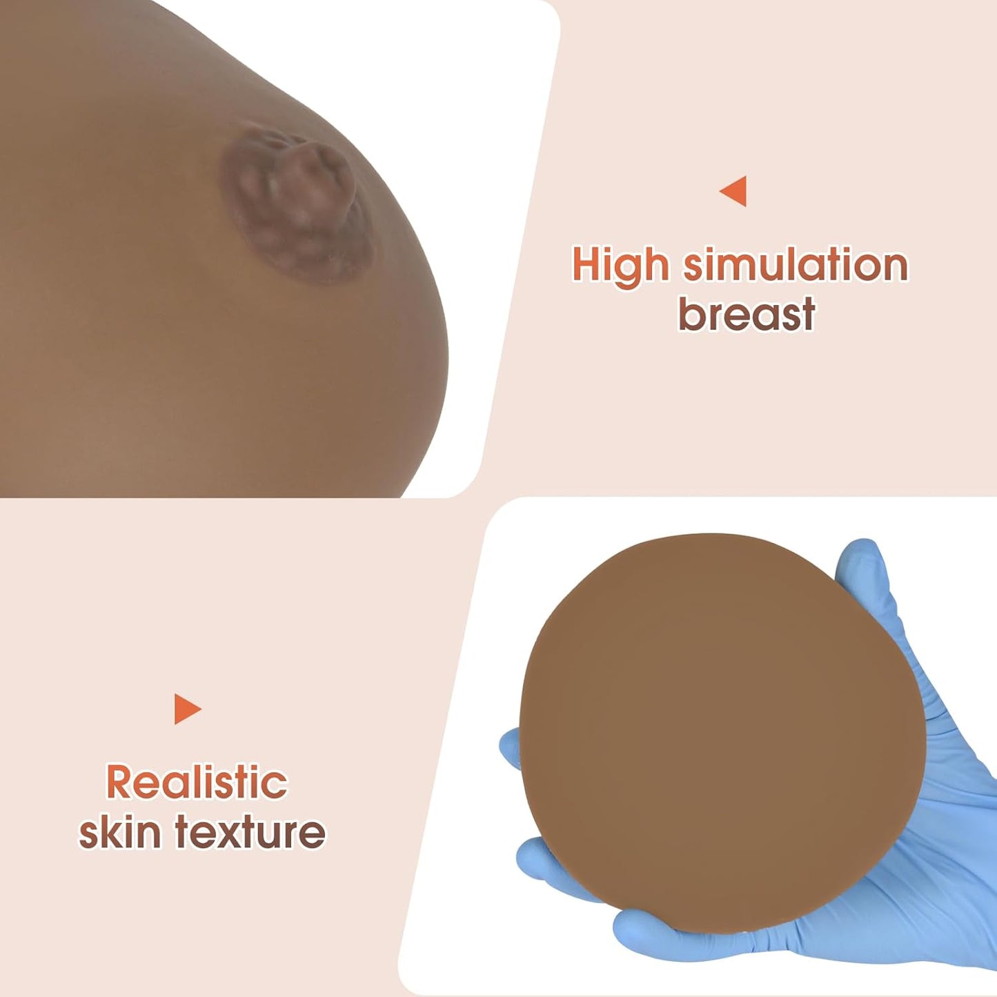 High-Fidelity Lactating Breast Model Used In Classroom Demonstration