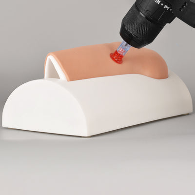 Practicing IO Needle Insertion On Training Bones