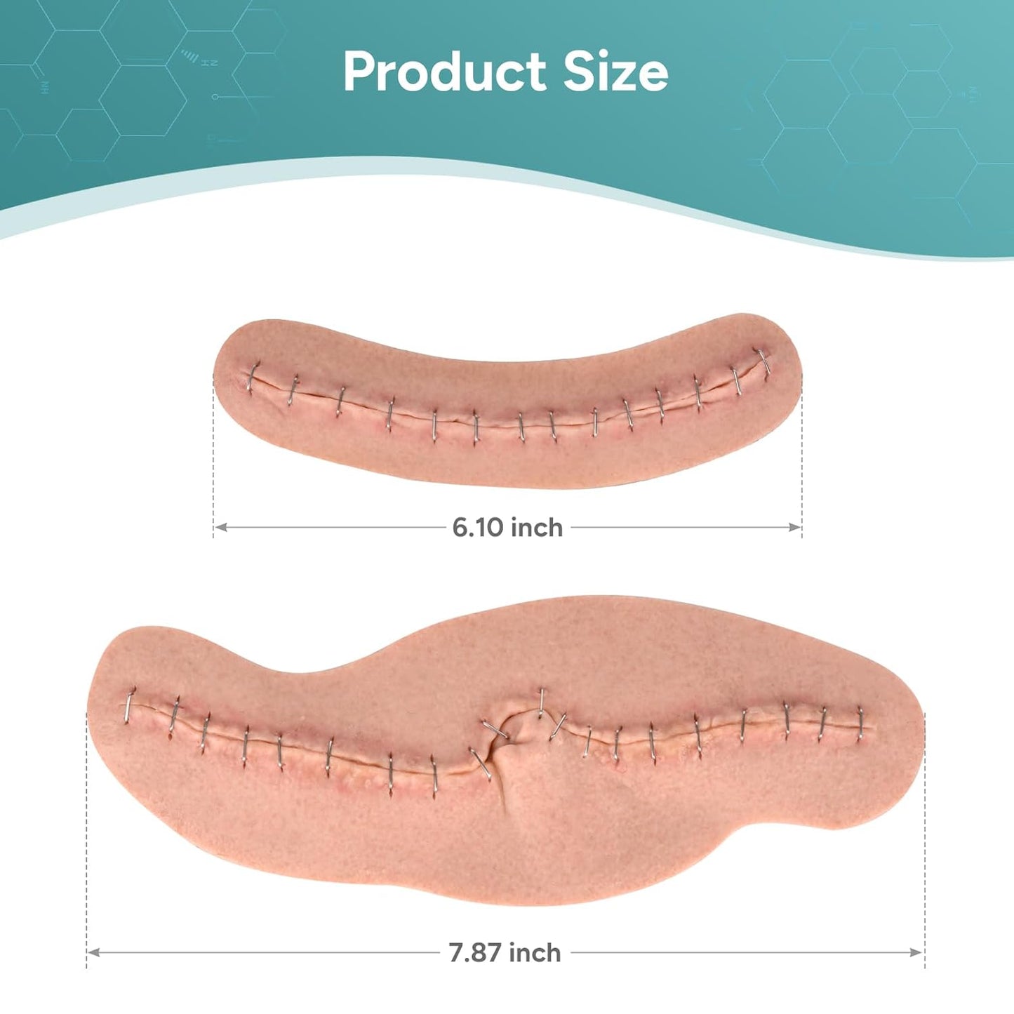 Stapled Wound Model Size And Dimension Details