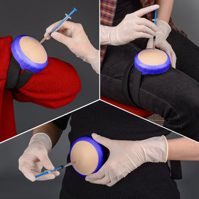 Wearable IM Injection Pad On Thigh and Arm