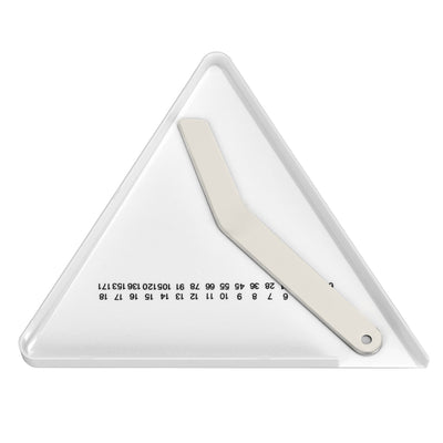 White Tablet Counter Tray with Spatula