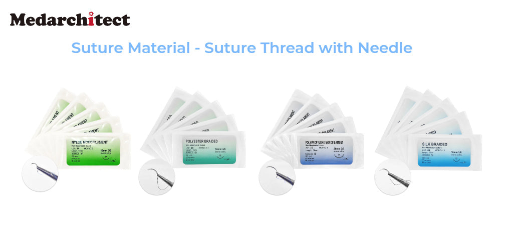 Suture Materials - Suture Thread with Needles