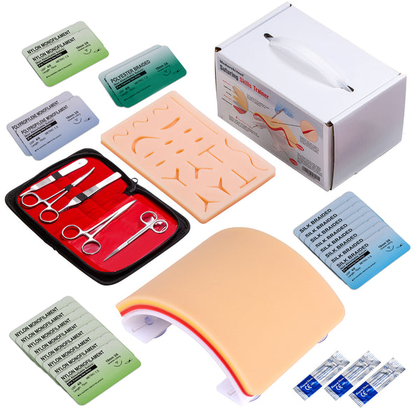 Mastering the Art of Suturing at Home: Unveiling the Advantages of a Suture Practice Kit with 2 Suture Pads and Hook and Loop Design Base