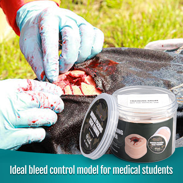Wound Pack Trainer for Wound-Stop Bleeding Training