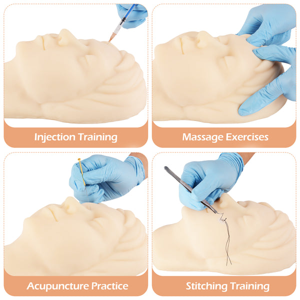 Facial Injection Practice Simulators