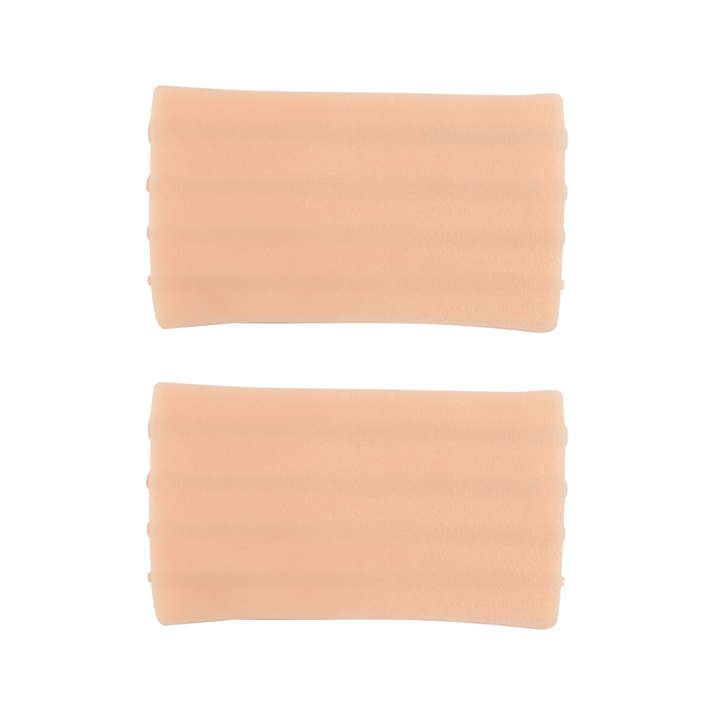 2 Pcs Silicone 4-Vein IV Training Pad with Textured Skin