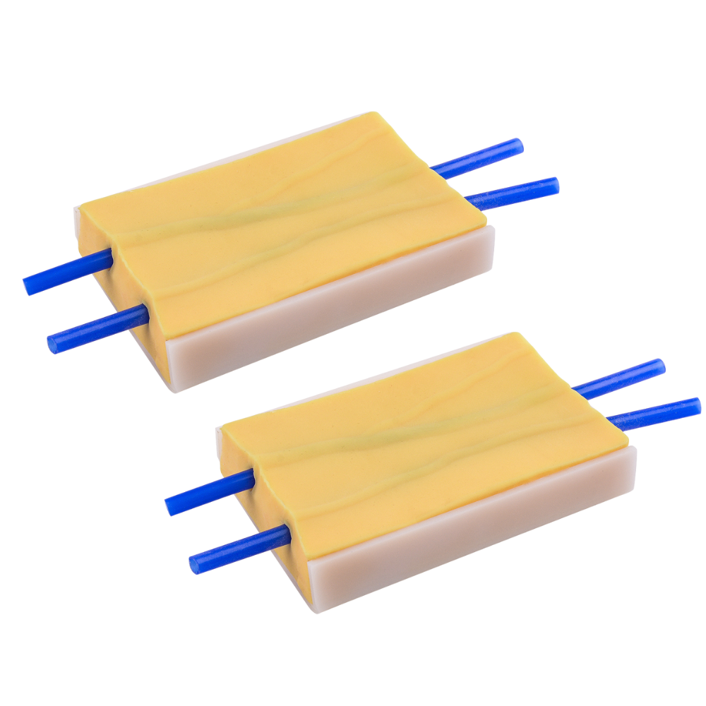 2 Pcs Venipuncture Training Pad With Realistic Human Skin