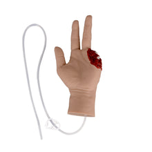 Indlæs billede til gallerivisning Silicone Hand Amputated Wound Simulator Wound Pack Trainer