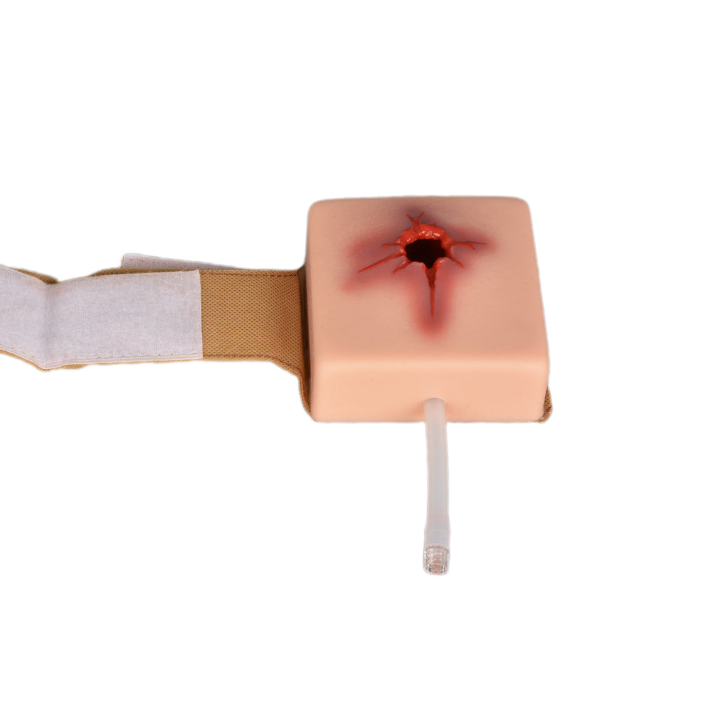 Wearable Gunshot Trauma Wound Model Kit for TCCC, EMS & First Aid Training Support - [shop_medarchitect]