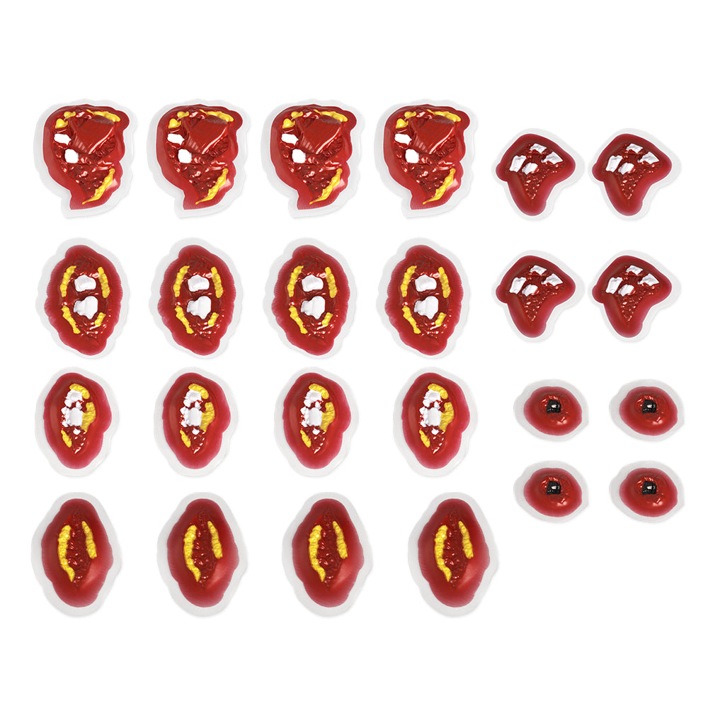 24 Pieces Adhesive Wounds For Moulage Training