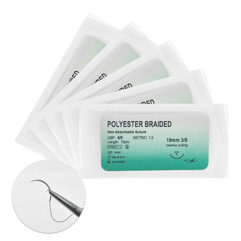 4/0 Polyester Braided Suture Thread 