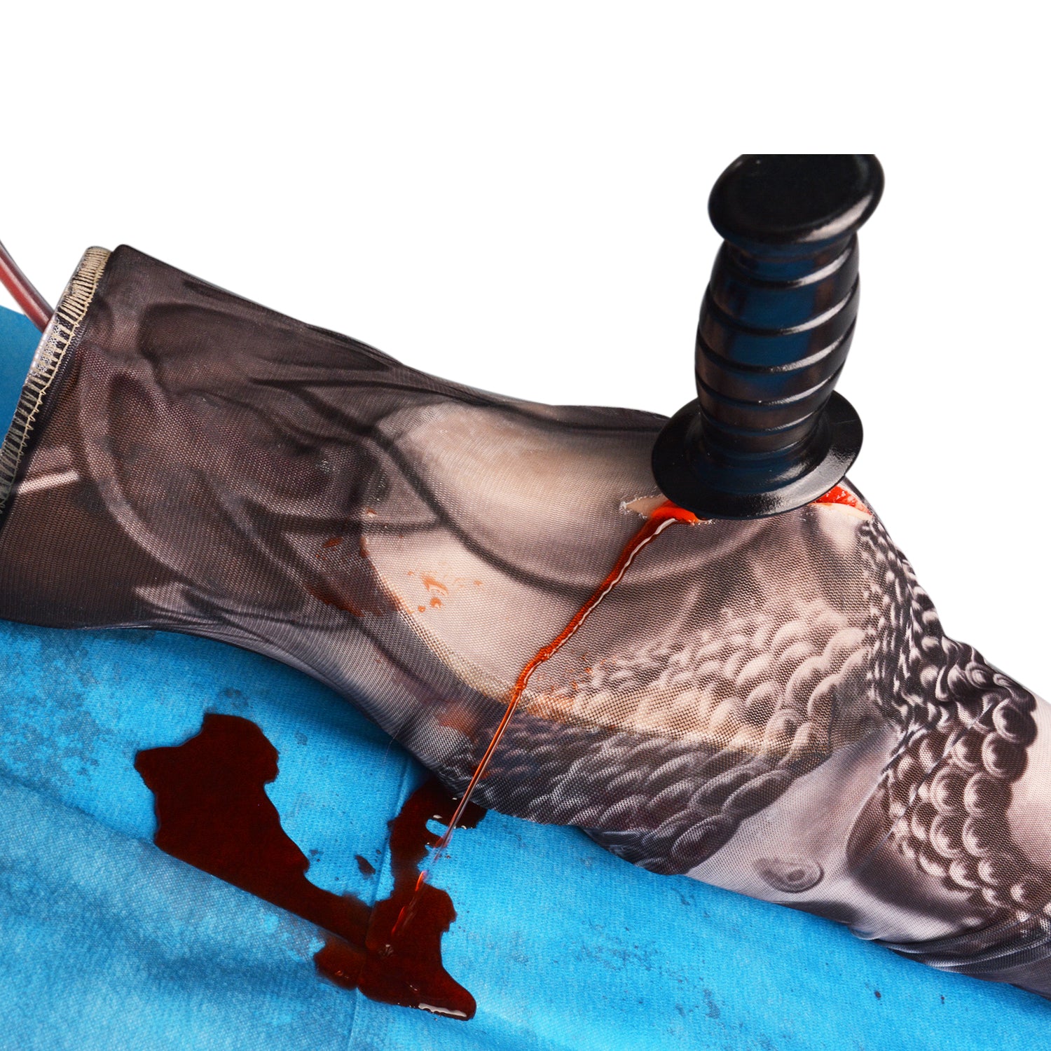 Tattooed Hand Stab Injury Simulator