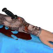 Tattooed Hand Stab Injury Simulator