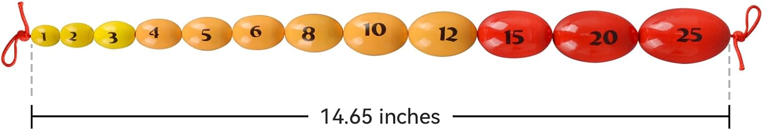 Colored Handheld Wooden Prader Orchidometer – 12 Beads - [shop_medarchitect]