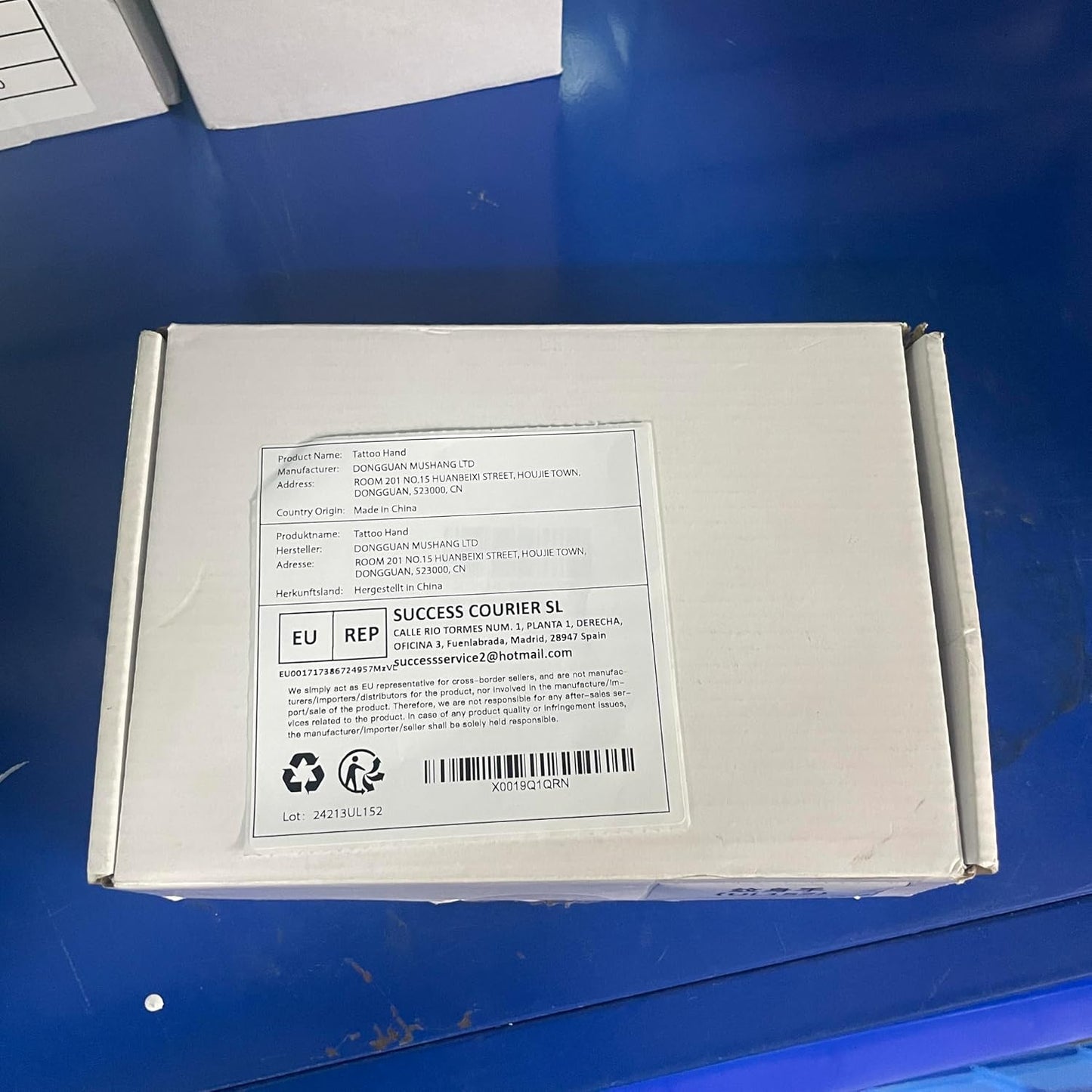 Lifelike Tattoo Practice Hand, Silicone