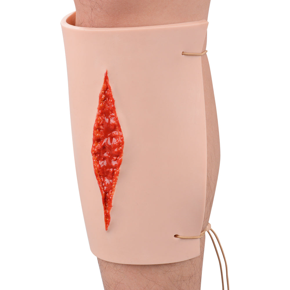 Adjustable Wearable Strap On Foot Wound Model