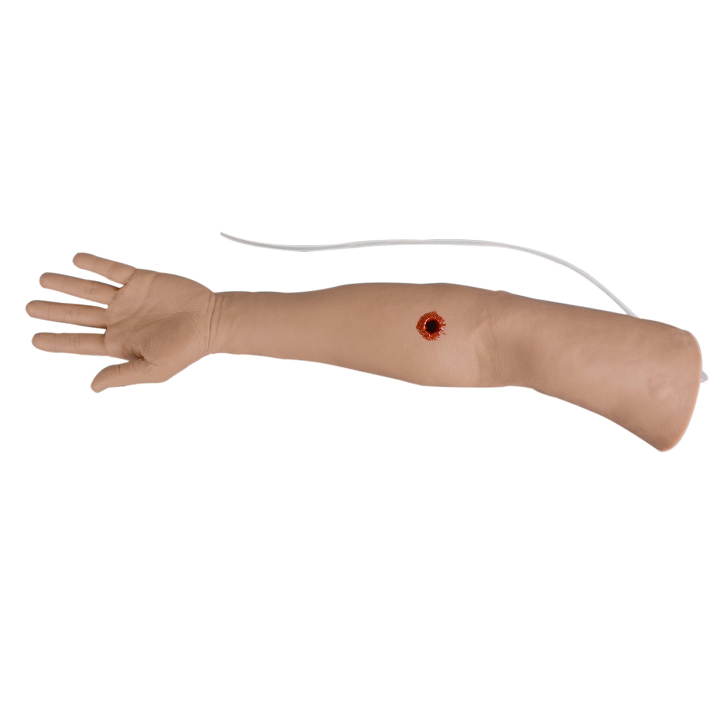 Bandaging And Dressing Practice On Arm Simulator