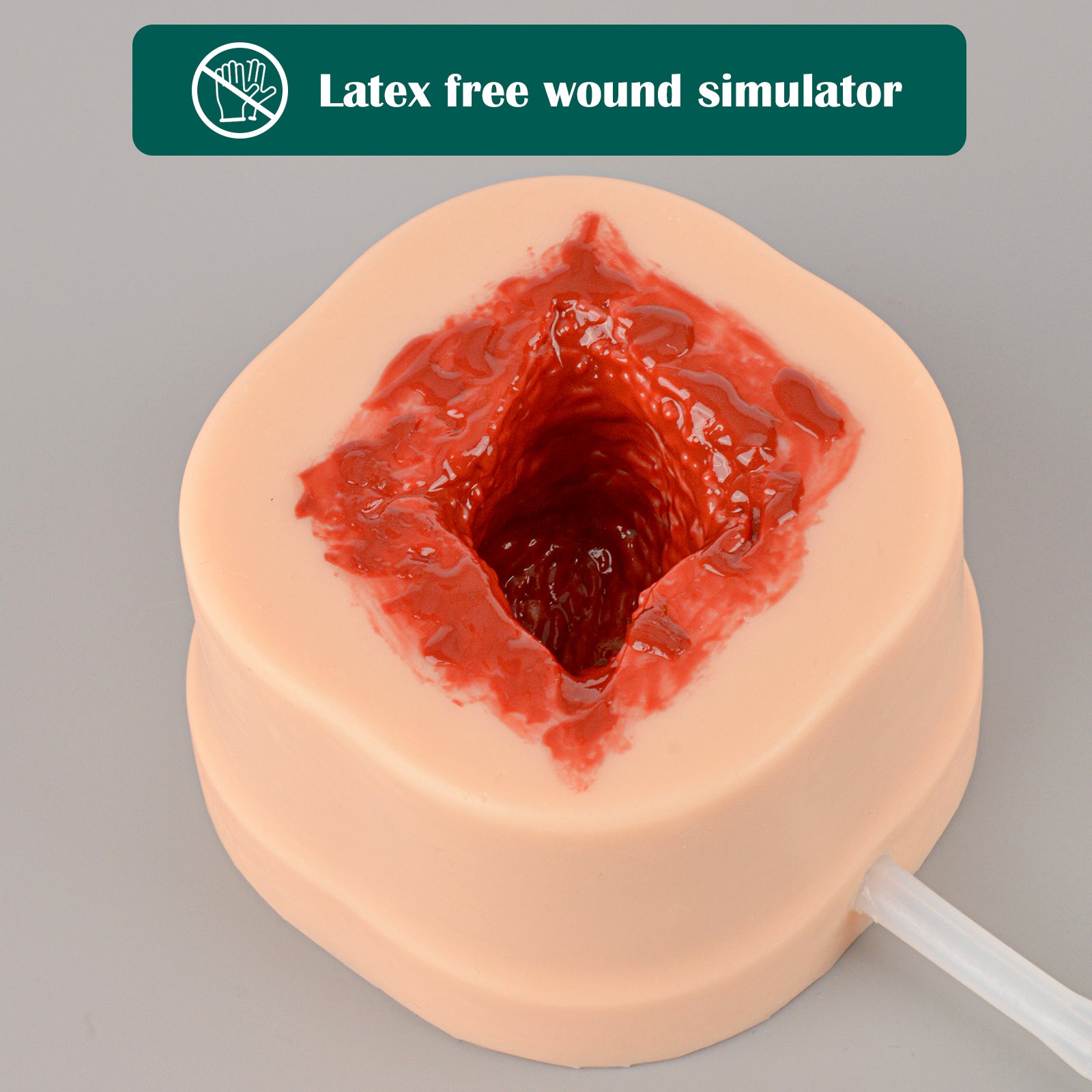 Bleeding Stab Wound Simulator With Fluid System