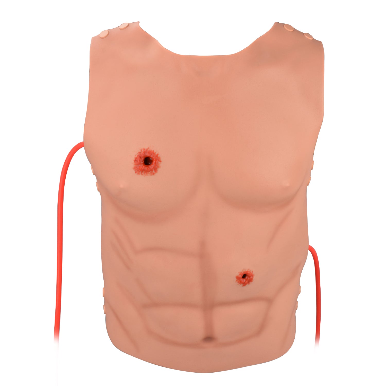 Chest & Abdominal Gunshot Wound Packing Trainer for Trauma Train