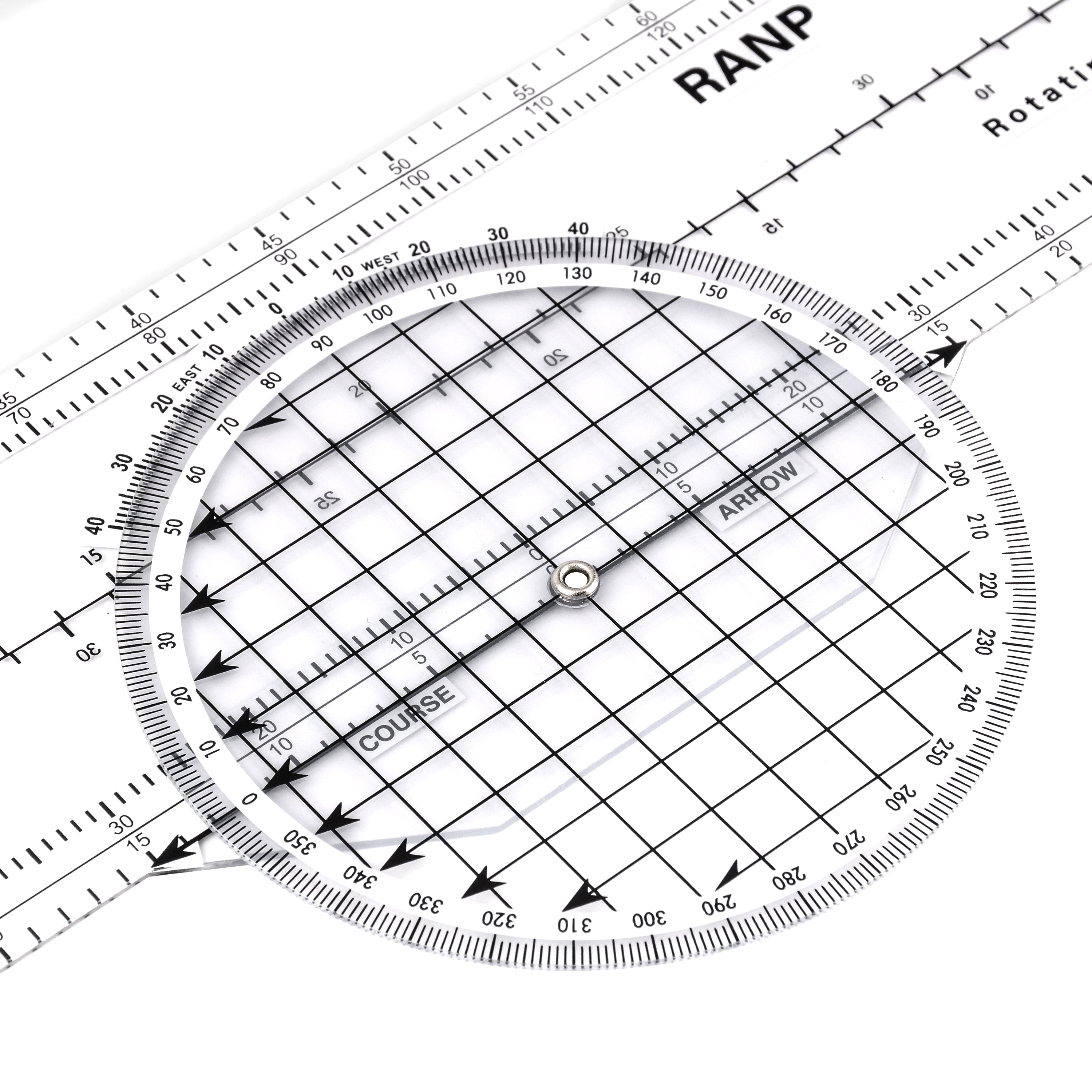 Clear And Fade Resistant Aviation Plotter Scales