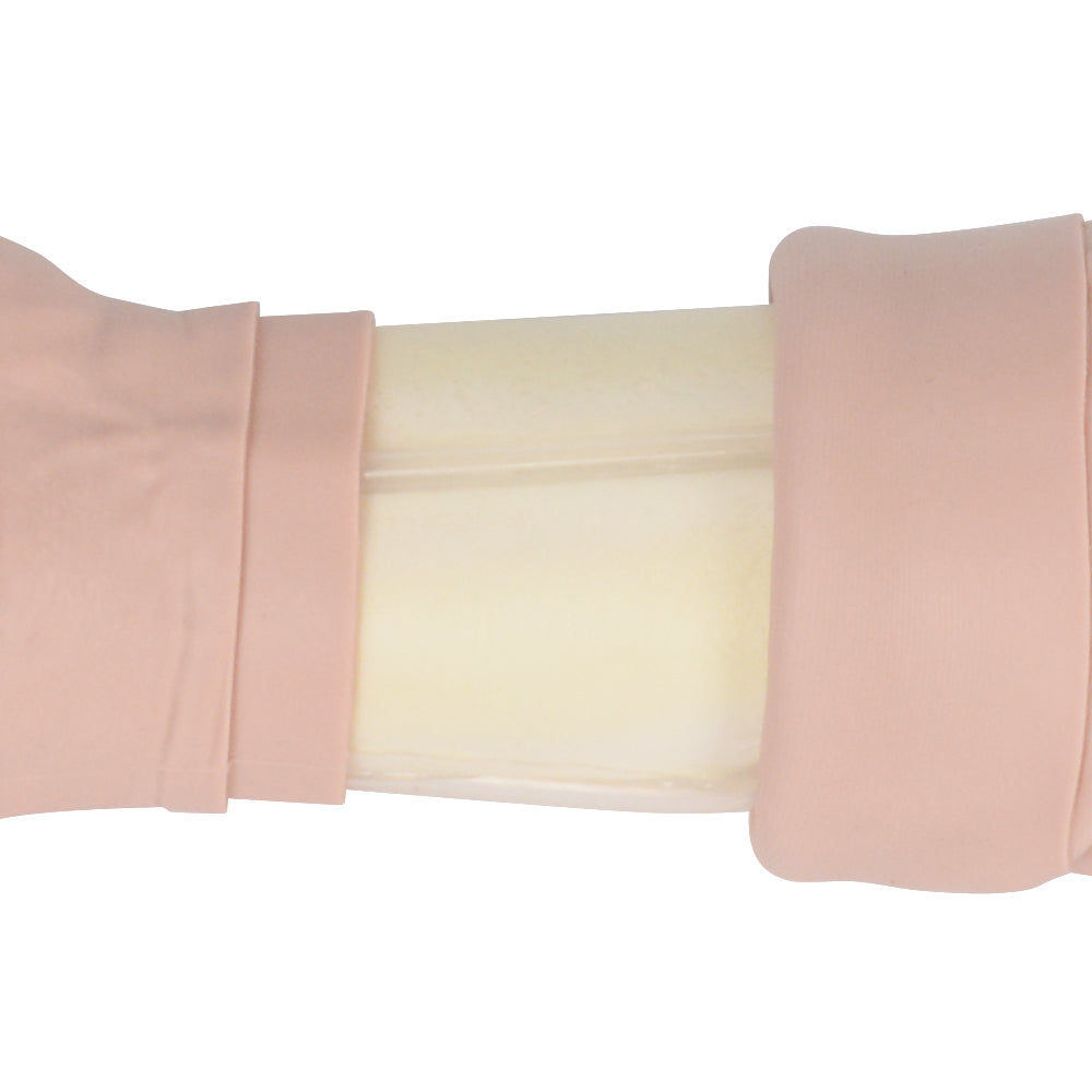 Close-Up Of Replaceable Silicone Skin On IV Training Arm