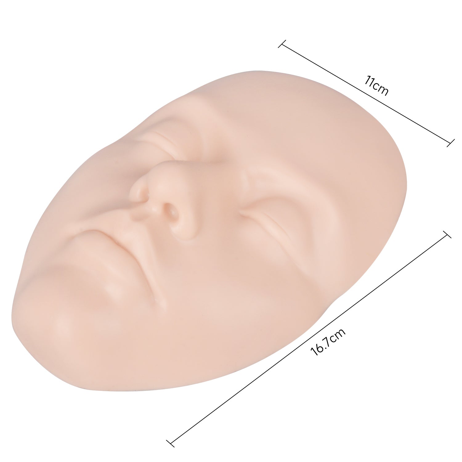 Compact Esthetic Injection Training Face Model Practice Tool