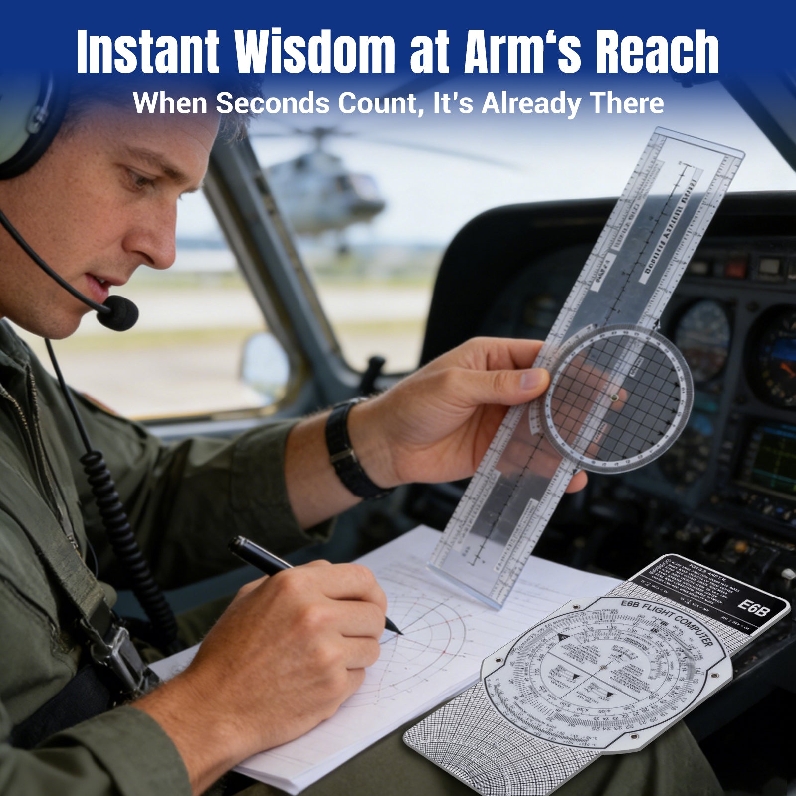 Compact Flight Computer And Plotter In Bag