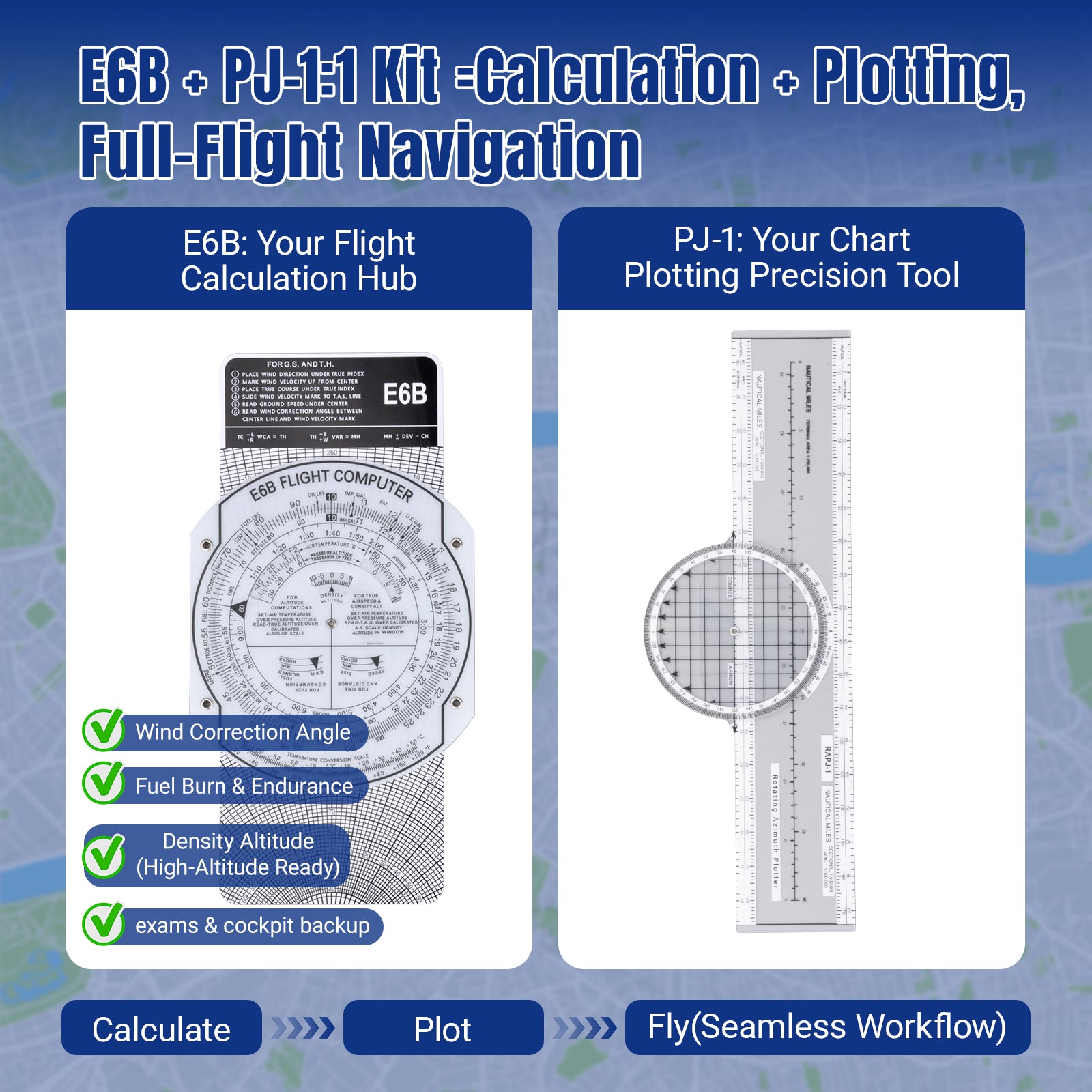 Complete Flight Calculation And Navigation Tool  