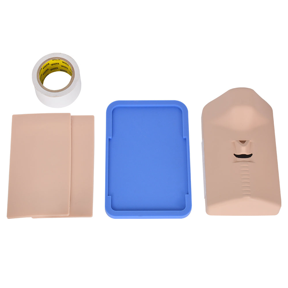 Cricothyrotomy Trainer Set With Replacement Parts