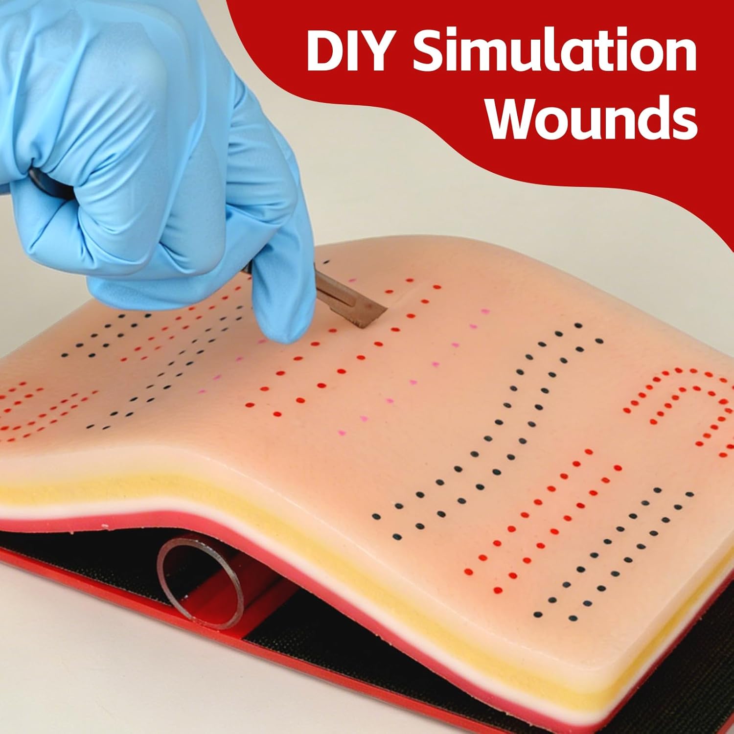 DIY Simulation Wounds Closure Pad