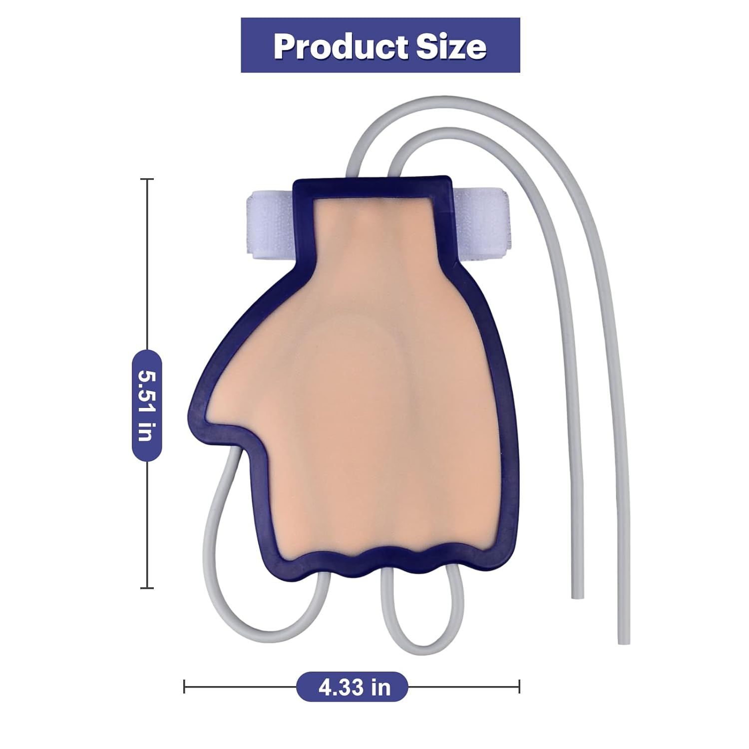 Dorsal Hand IV Injection Training Pad Light Skin