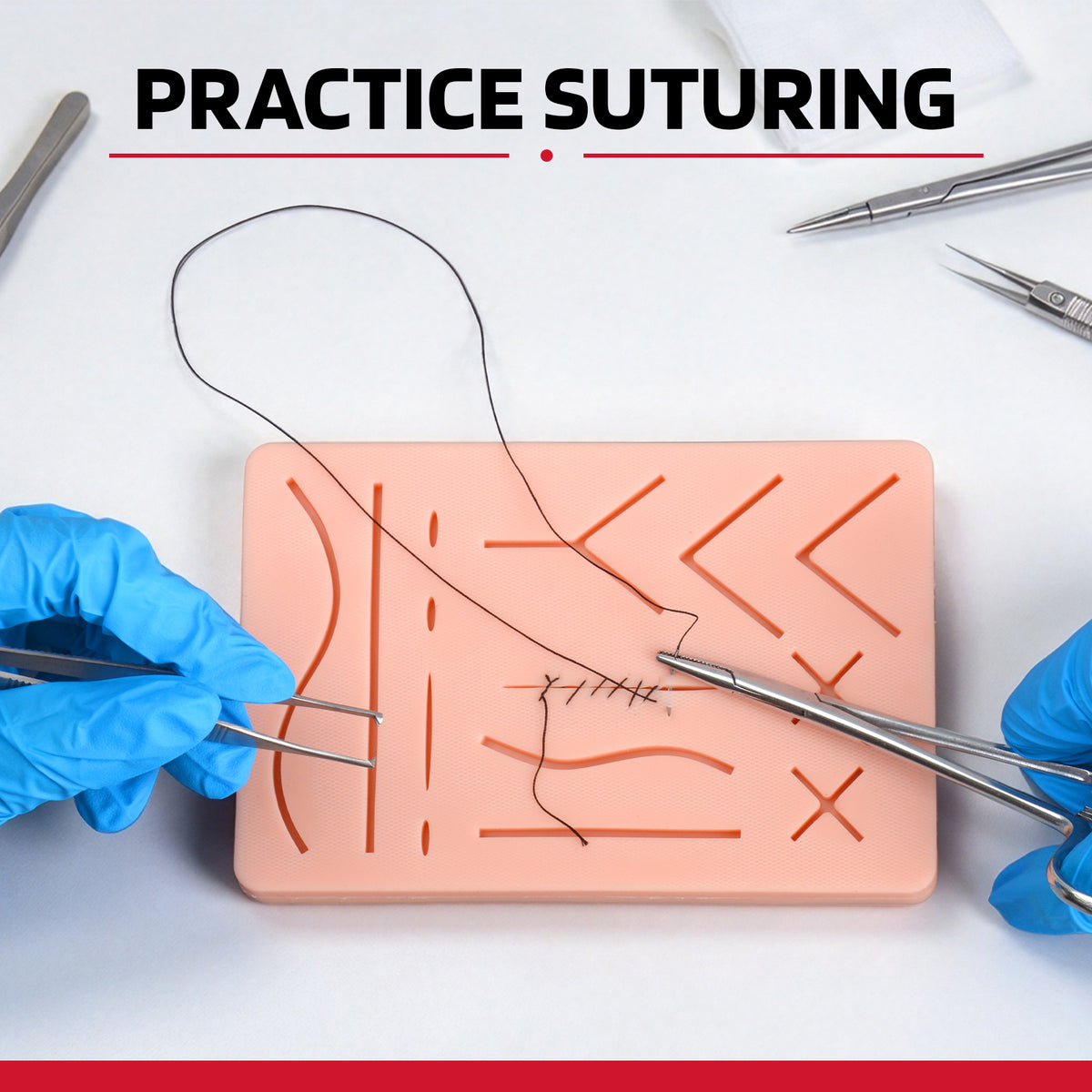 Double-Sided Suture Pad for Practice