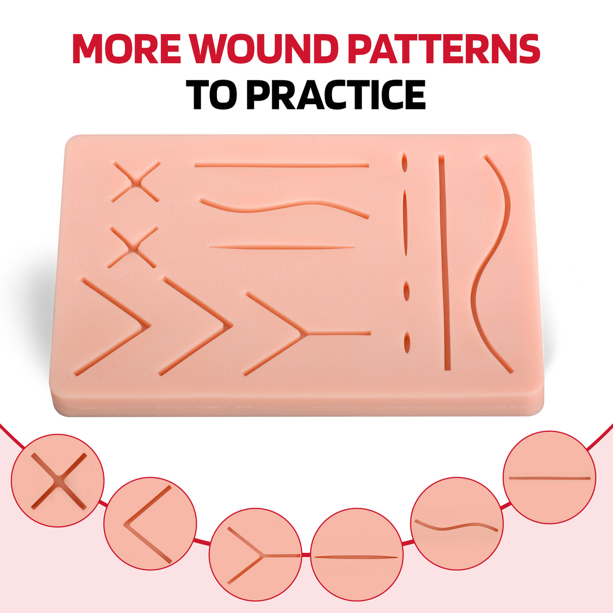Double-Sided Suture Pad for Practice