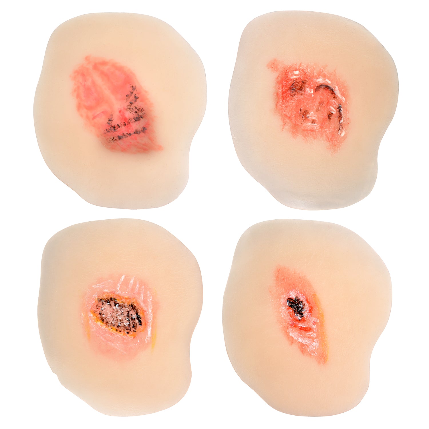Dry Wound Healing Simulation Model Silicone Patch
