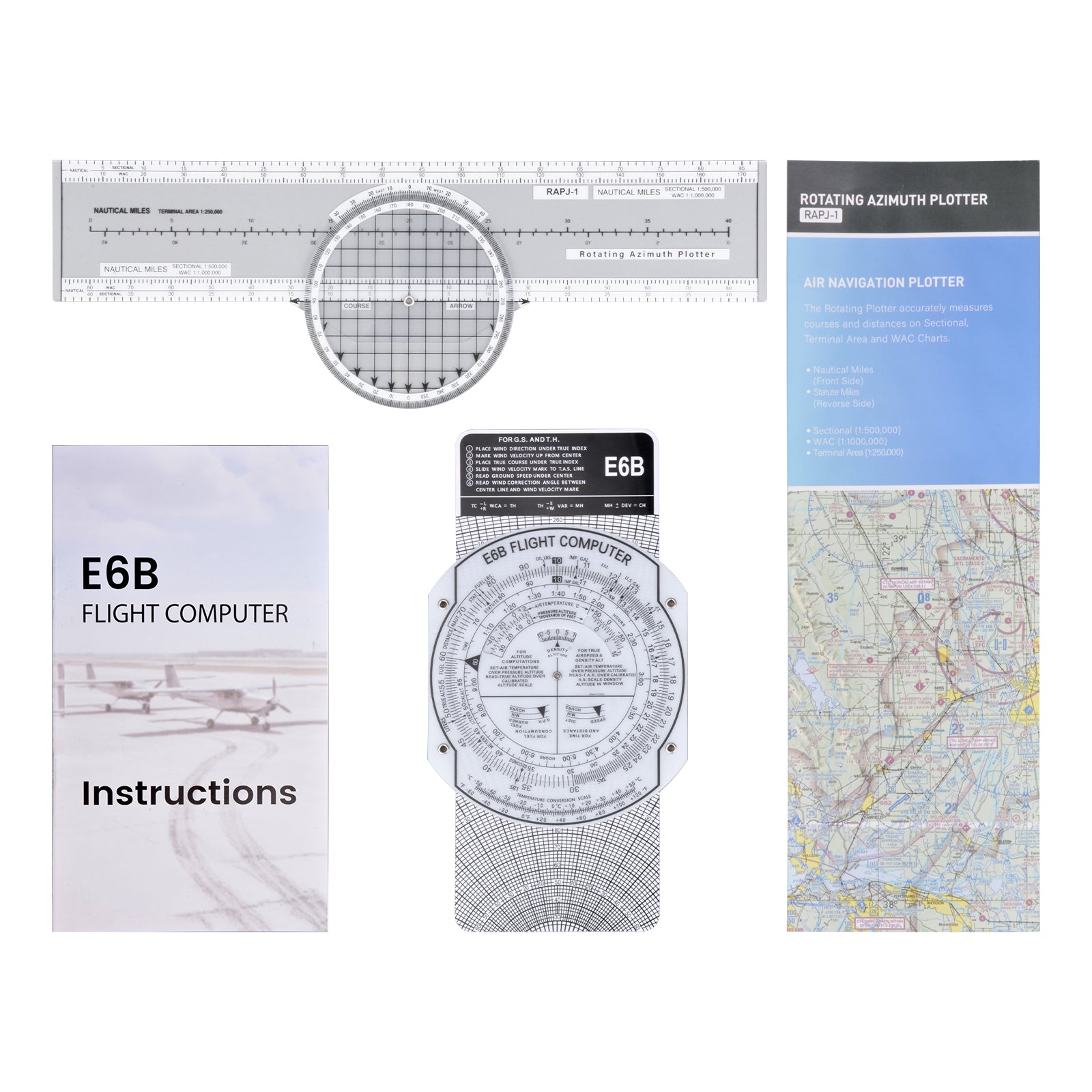 E6B Flight Computer And Aviation Plotter Kit