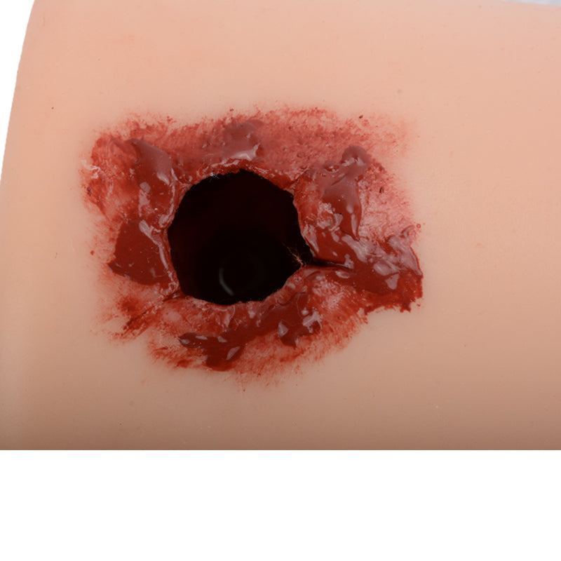 Extended Bullet Wound Simulator Close-Up