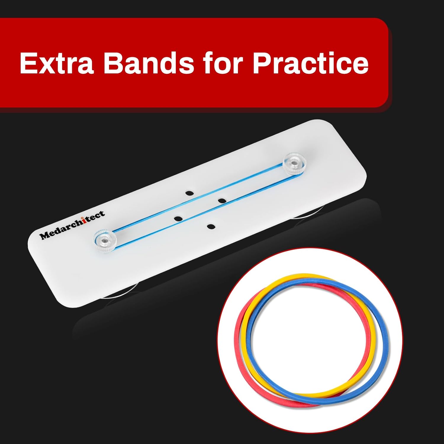 Extra Bands in Knot Tying Board for Practice