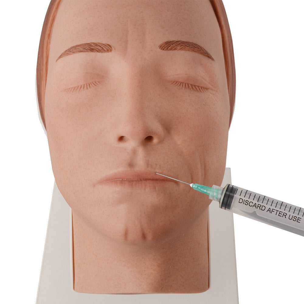 Fifmal Injection Botox & Dermal Filler Injection Mannequin Training Head Model ...
