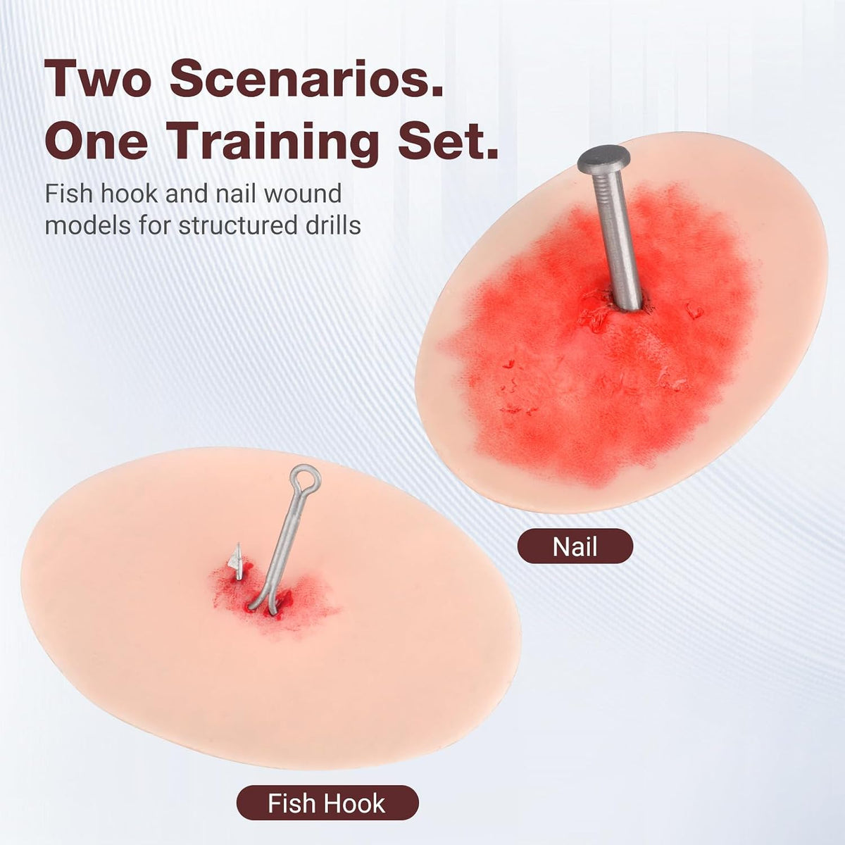 Fish Hook & Nail Foreign Body Wound Trainer
