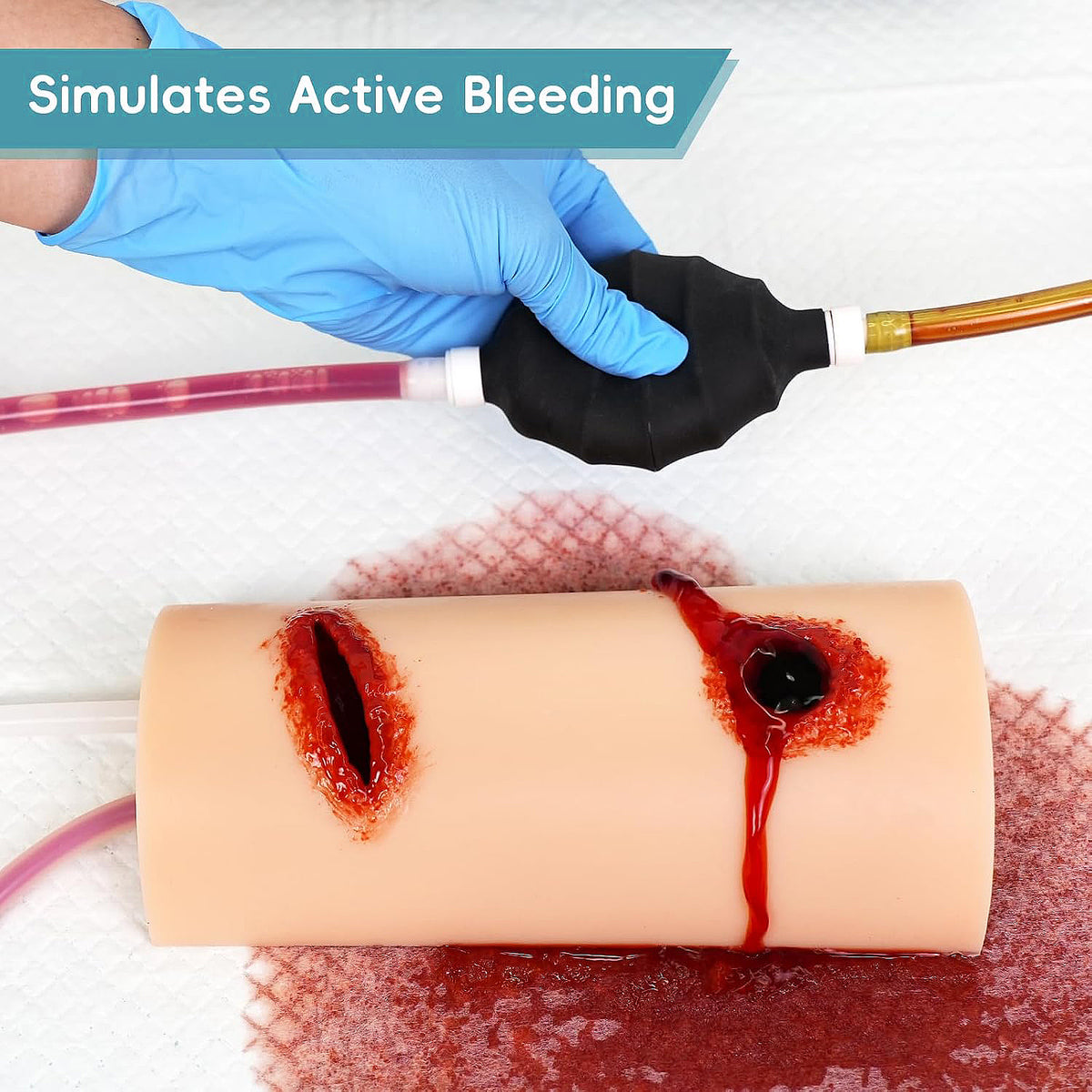 Gunshot & Laceration Wound Packing Training Simulator