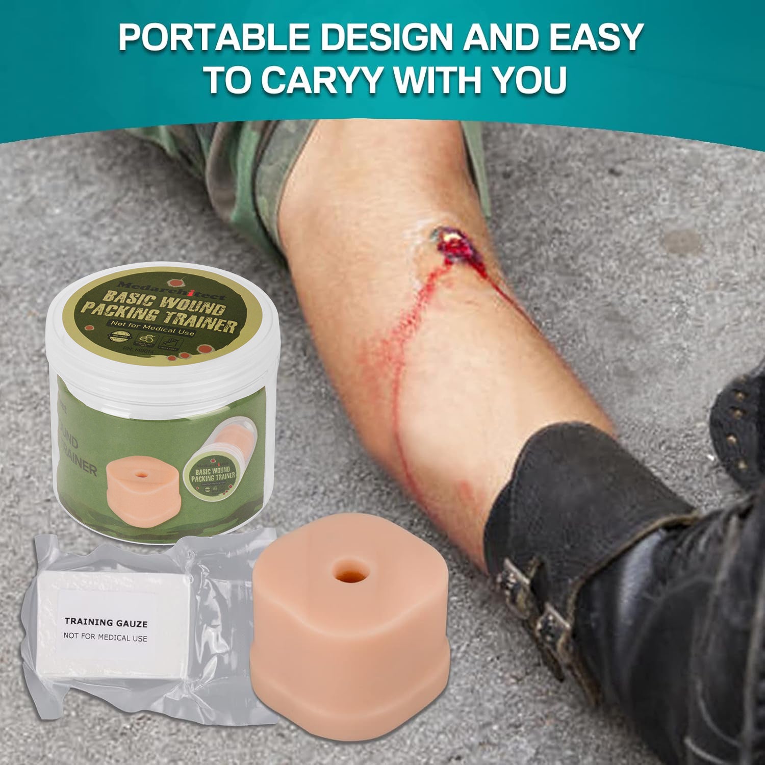 Gunshot Wound Packing Trainer Kit