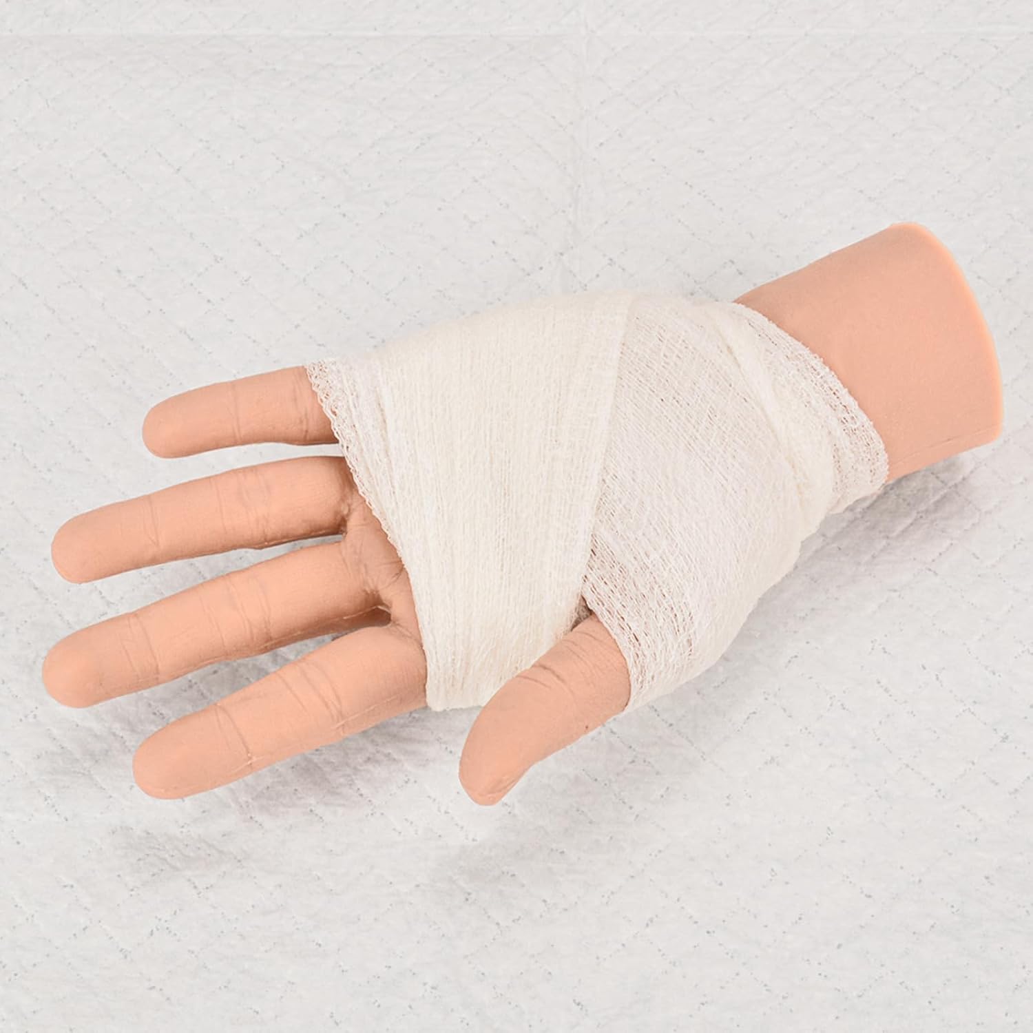 Hand Gunshot Wound Bandaging Training Demonstration