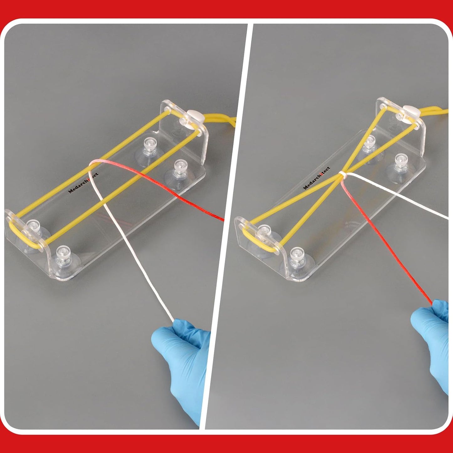 Hands-On Knot Tying Practice Using Double-Tube Suture Board