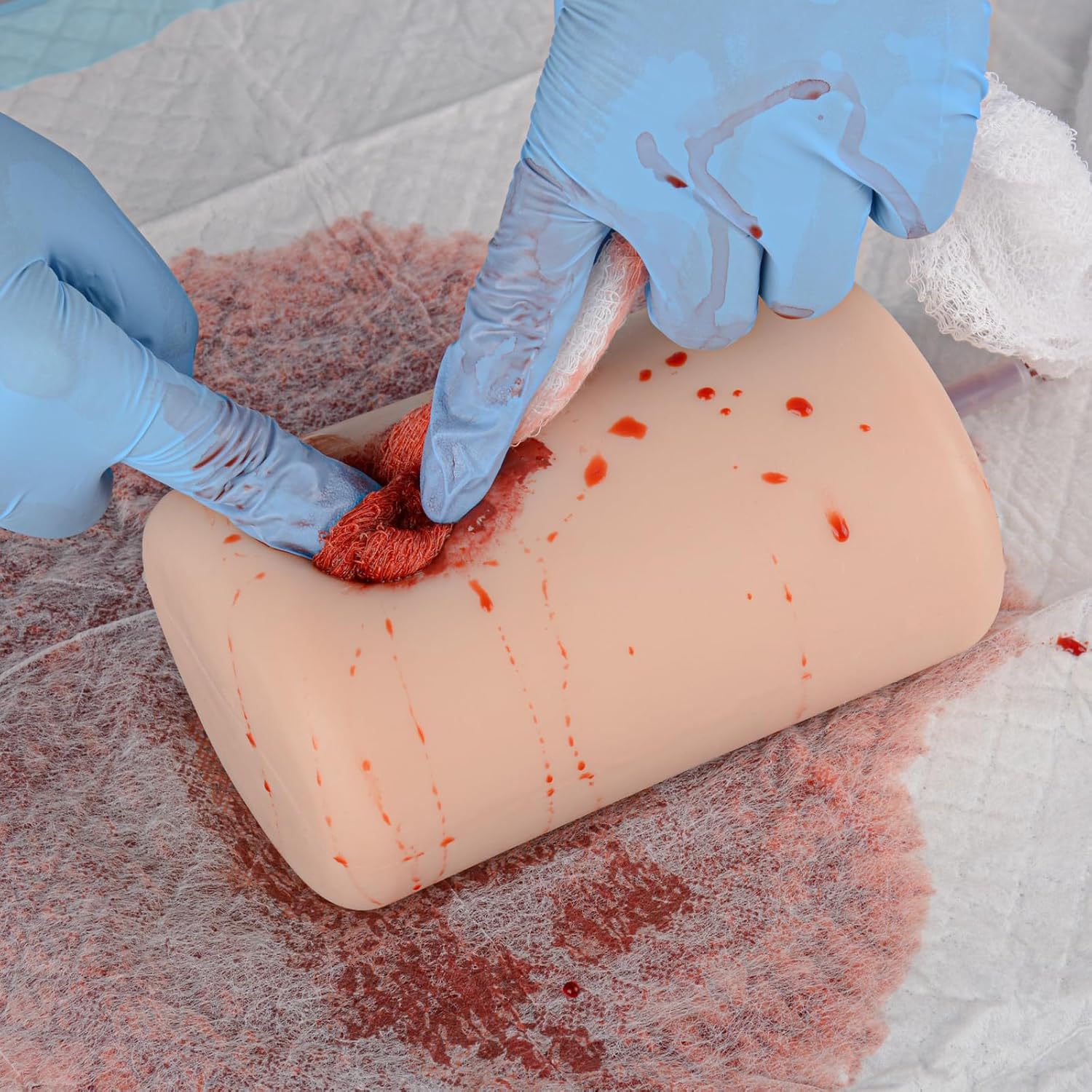 Hands On Wound Packing Training Using Bullet Wound Simulator