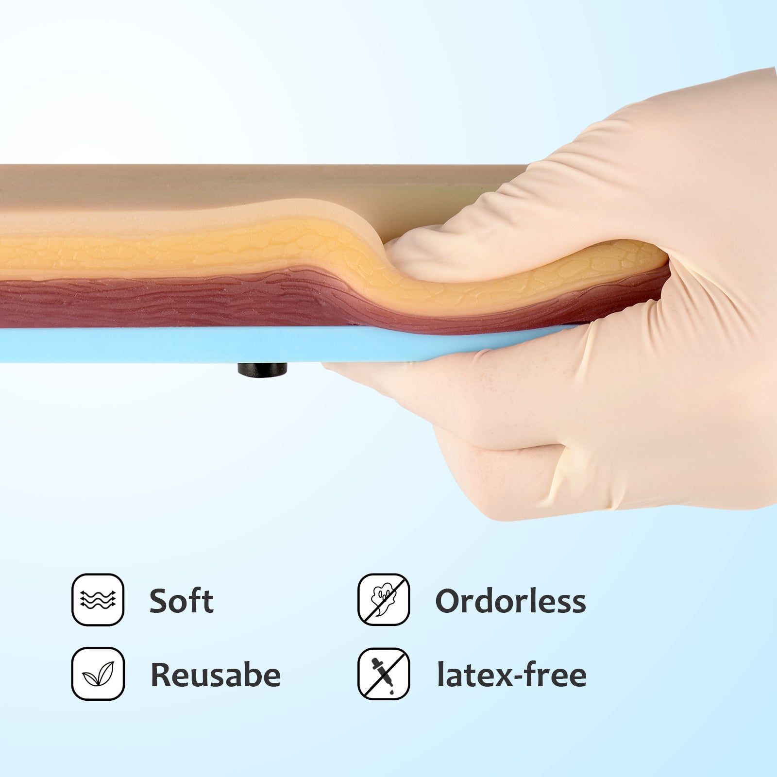 High Quality Silicone Material For Venipuncture Training Pad