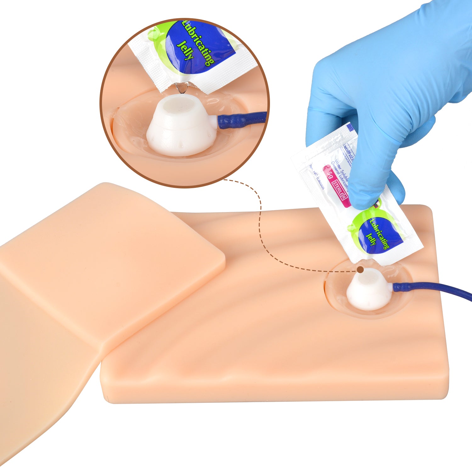 IV Port Access Trainer Replaceable Port Core