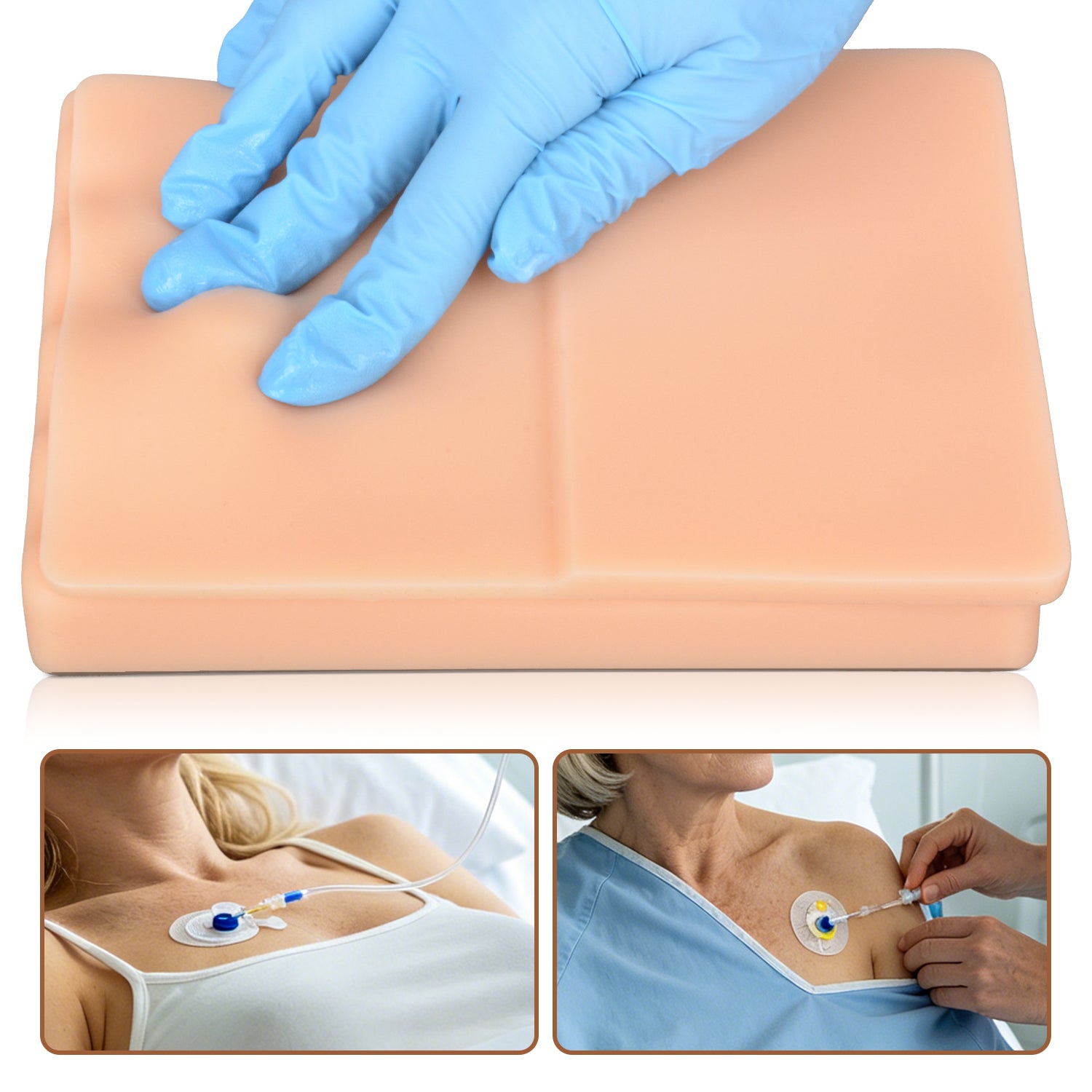IV Port Access Trainer for Clinical Skills Training