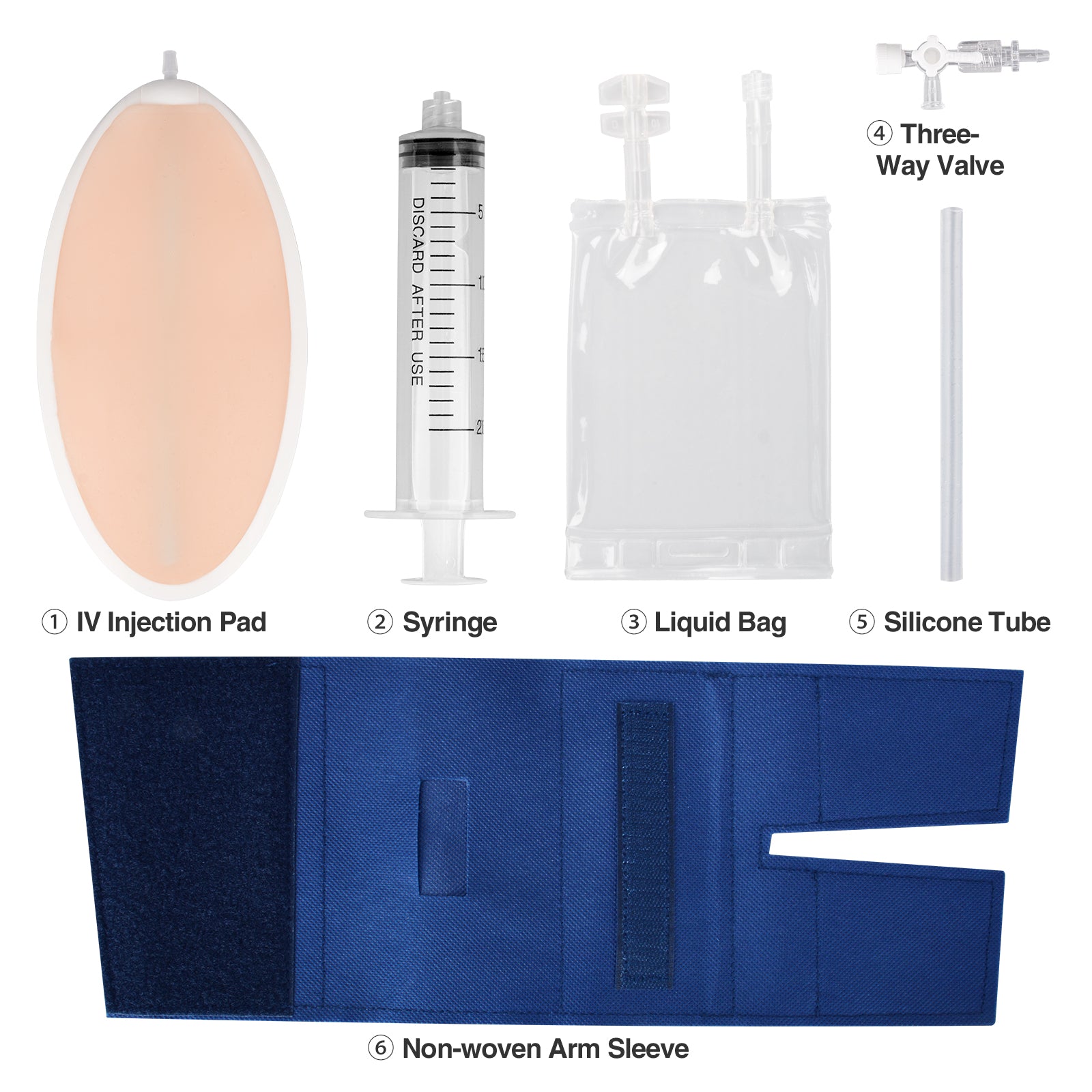 IV & Venipuncture Practice Pad Full Kit